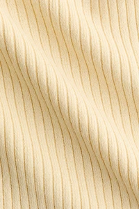 Rib-Knit Mock Turtleneck Top