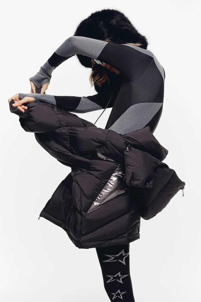 Seamless Mock Turtleneck Bodysuit