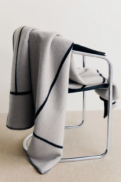 Wool-Blend Throw