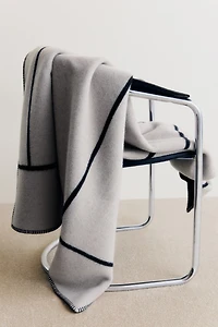 Wool-Blend Throw