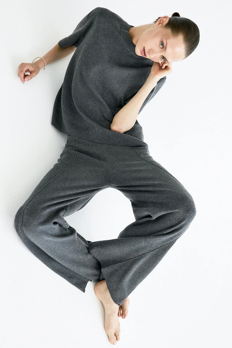 Fine-Knit T-Shirt