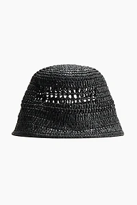 Straw Bucket Hat