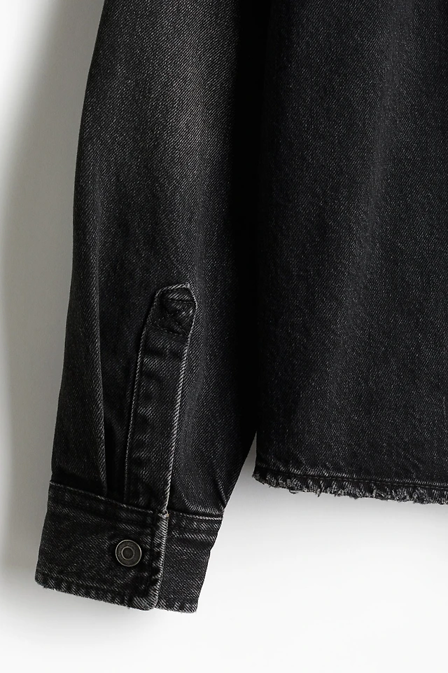 H&M Boxy Denim Shirt Shop Midtown