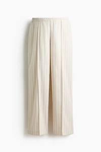 MAMA Before & After Wide-Leg Crease-Detail Pants