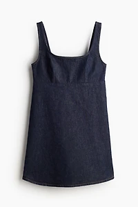 Robe chasuble en denim
