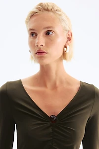 Draped Mini Dress