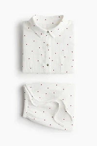 Pajama Shirt and Shorts