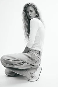 V-Neck Jersey Top
