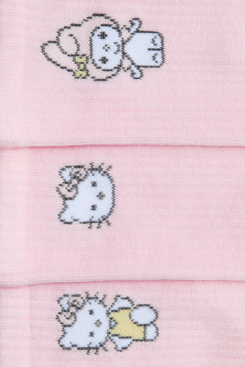 5-pack Motif-Detail Socks