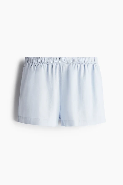 Linen-Blend Shorts