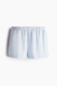Linen-Blend Shorts