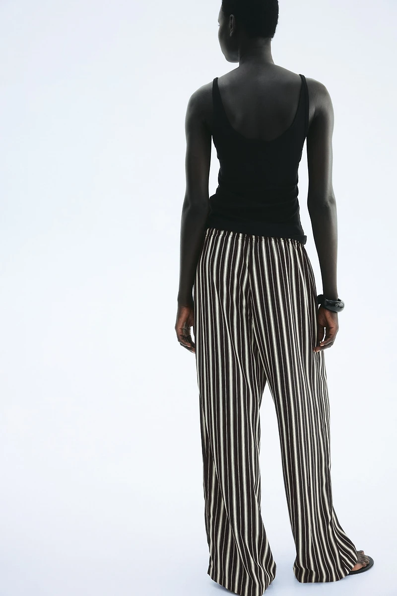Drawstring Twill Pants