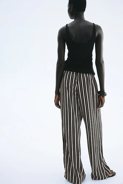 Drawstring Twill Pants