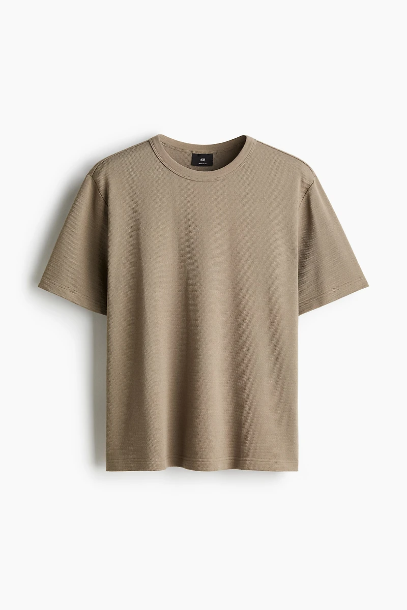 T-shirt gaufré classique