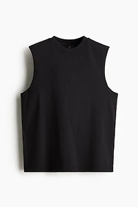 Regular-Fit Washed Tank Top
