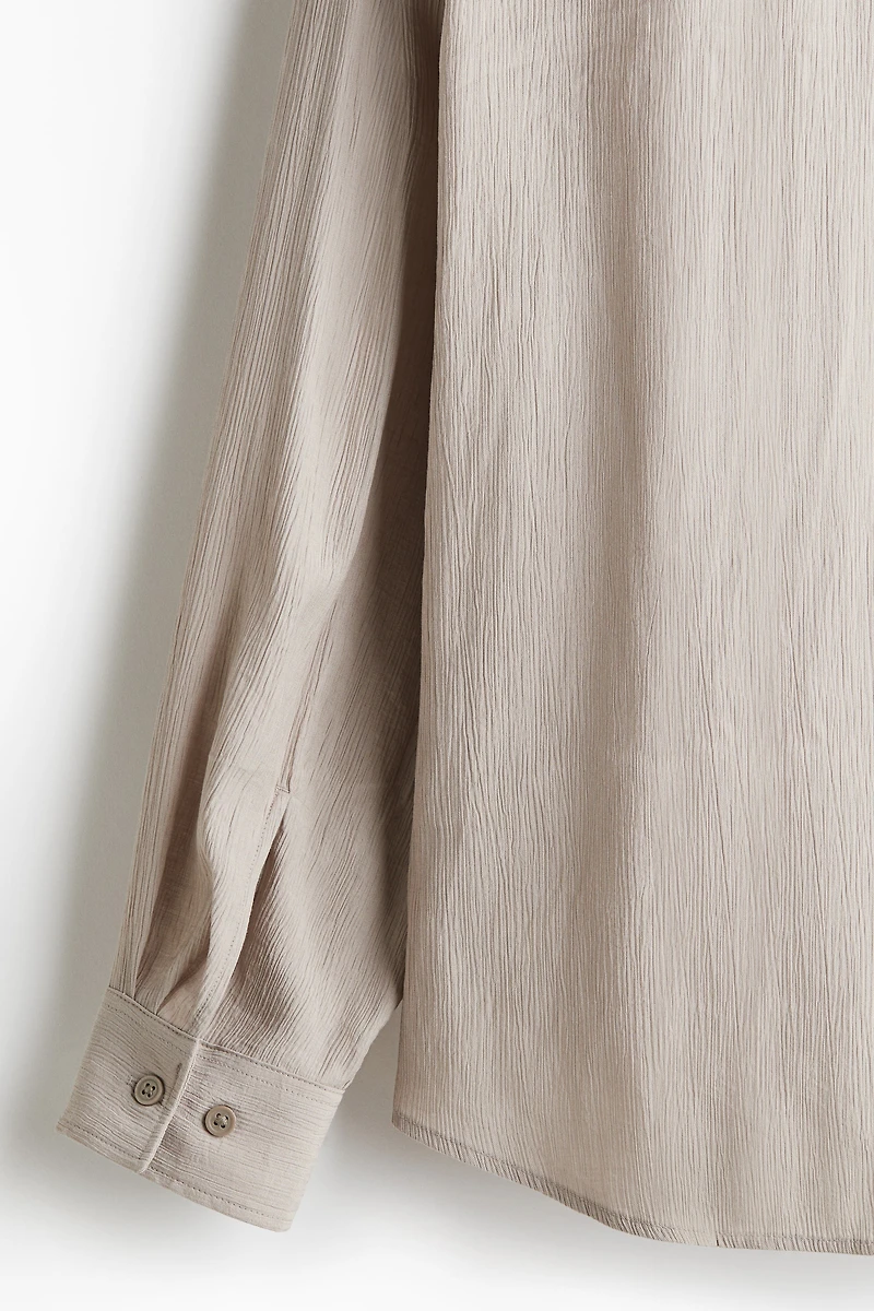Regular-Fit Crinkled Shirt