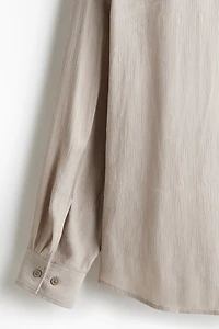 Regular-Fit Crinkled Shirt