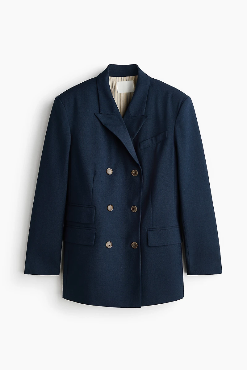 Oversized Double-Breasted Blazer