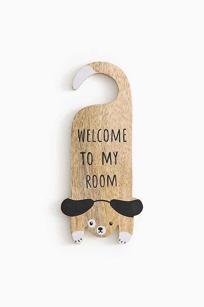 Wooden Door Sign