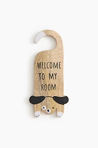 Wooden Door Sign
