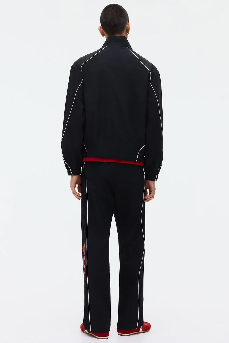 Relaxed-Fit Printed Track Pants