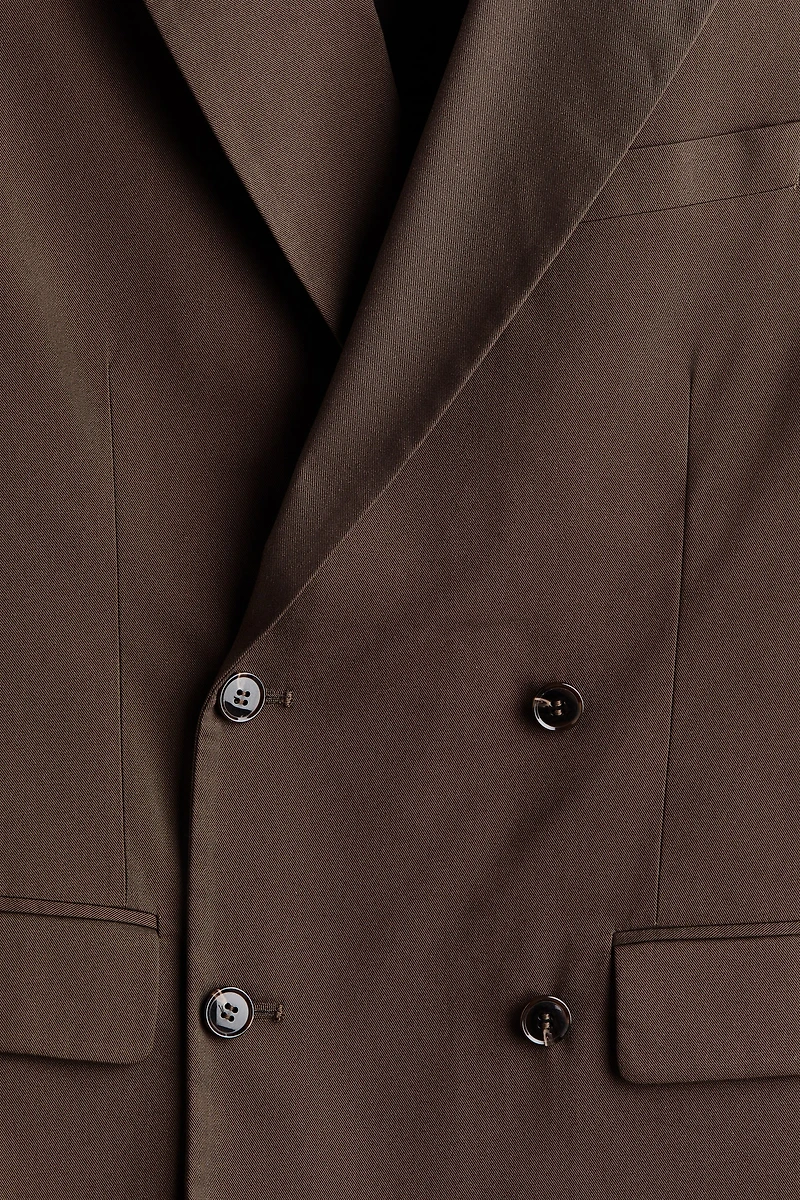 Relaxed-Fit Double-Breasted Jacket