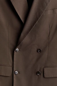 Relaxed-Fit Double-Breasted Jacket