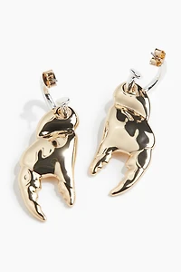 Claw-Pendant Earrings