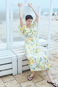 Blouse à encolure en V