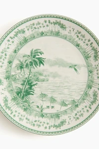 Petite assiette en porcelaine avec motif