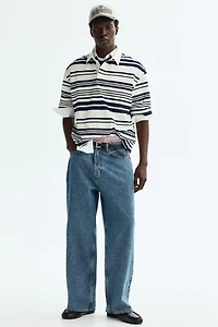 Loose-Fit Cotton Rugby Shirt