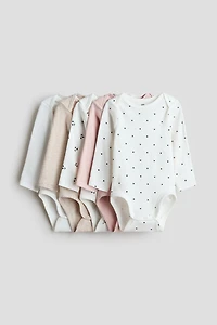 5-Pack Bodysuits with Lap Shoulders