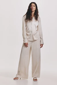 Wide-Leg Dress Pants