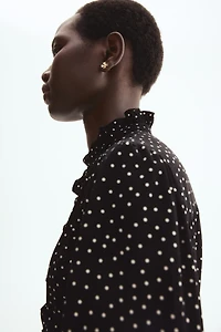 Ruffle-Trimmed Dress