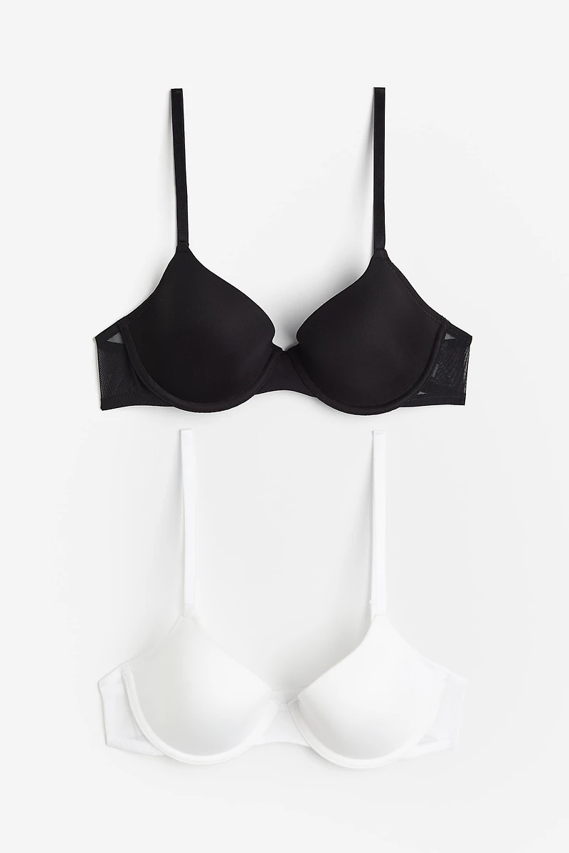 2-pack Padded Underwire Bras