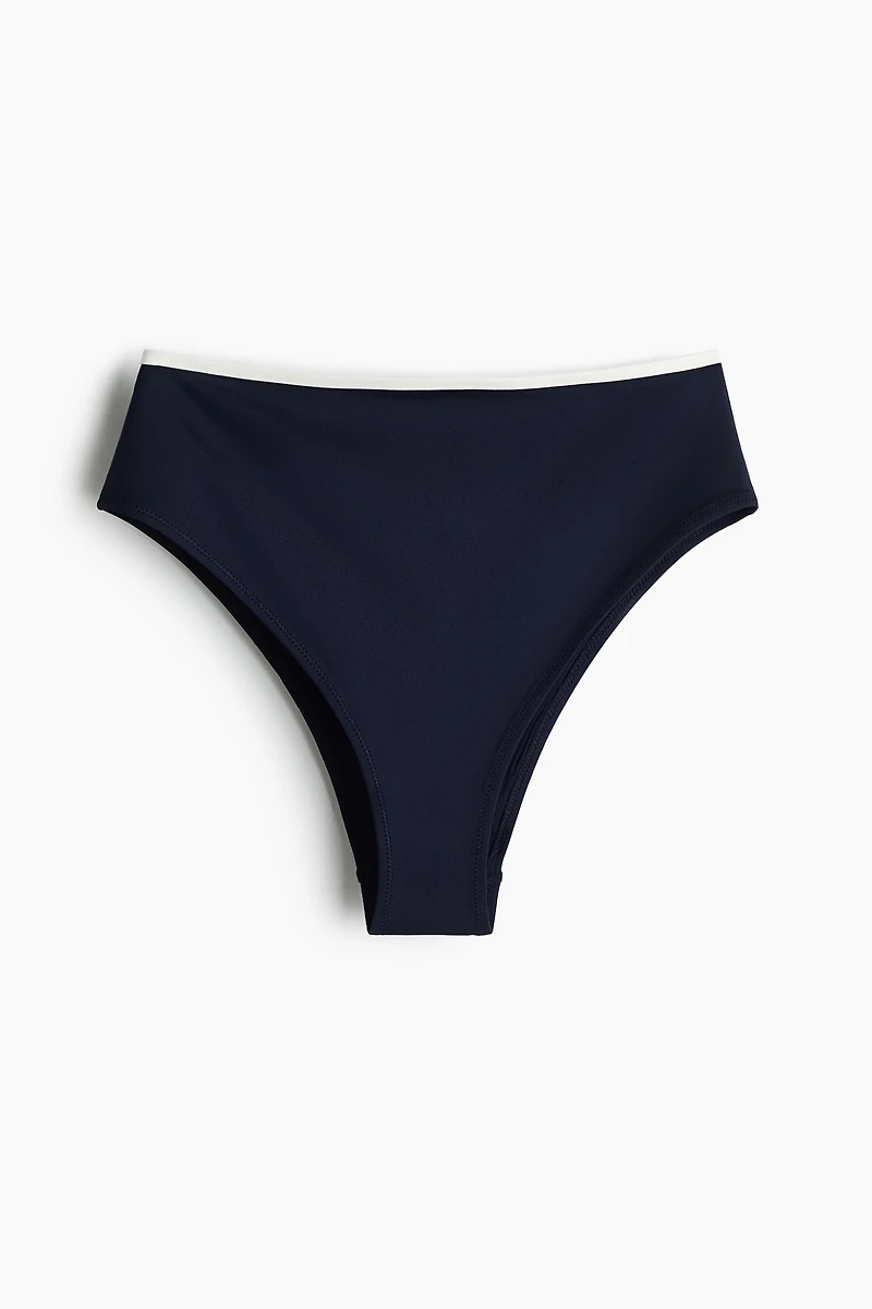 High Waist Cheeky Bikini Bottoms