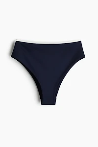 High Waist Cheeky Bikini Bottoms