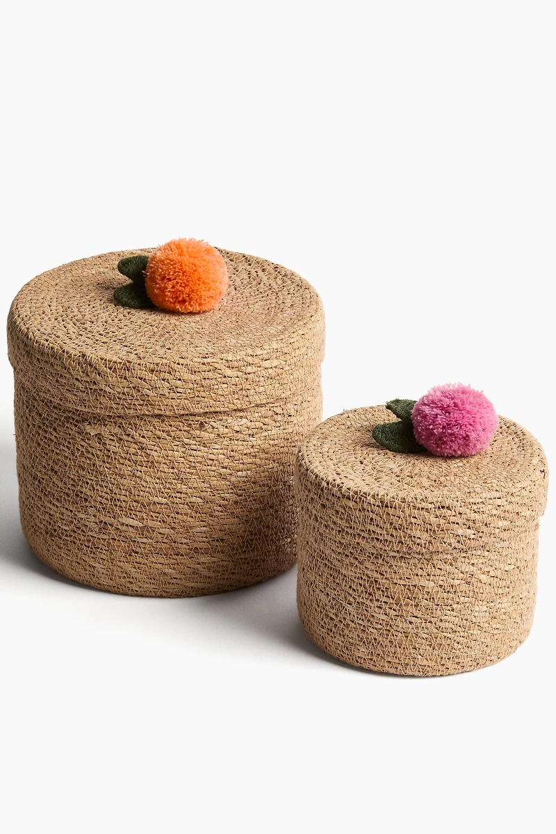 Pompom Seagrass Storage Box