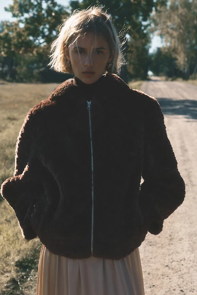 Hooded Teddy Fleece Jacket