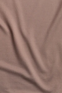 Microfiber Mock Turtleneck Top