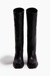 Knee-High Biker Boots