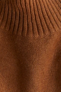 Oversized Mock-Turtleneck Sweater
