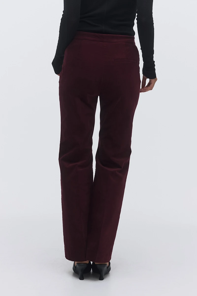 Flared Velvet Pants