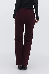 Flared Velvet Pants