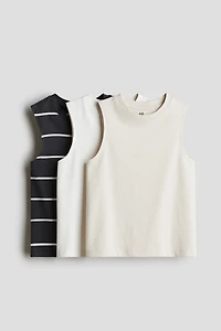 3-Pack Cotton Jersey Tank Tops