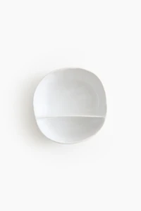 Irregular-Shaped Stoneware Serving Bowl