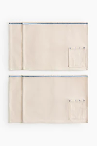 Lot de 4 napperons avec poche