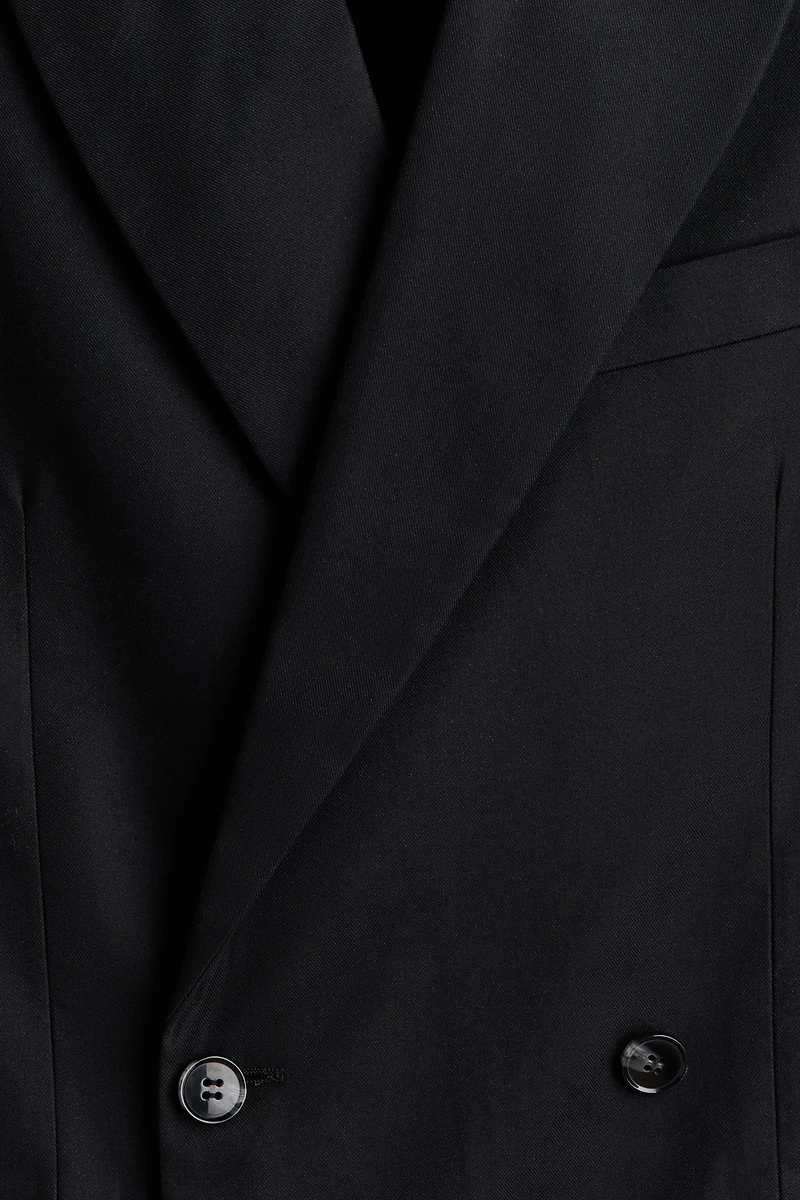 Relaxed-Fit Double-Breasted Jacket