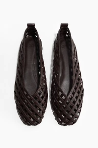 Braided-Look Ballet Flats