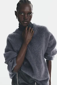 Oversized Mohair-Blend Sweater